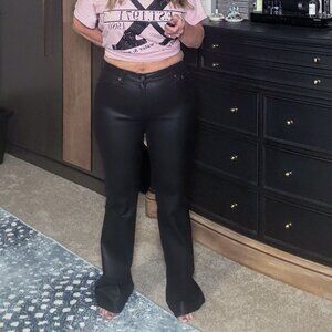 Banana Republic Coated Black Jeans — NWT, Size 29/8, Slim Fit, Tall Girl Friendl